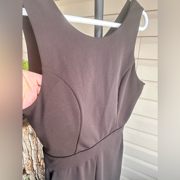 Simons Twik black jumpsuit with cut out back size large - Picture 6 of 9